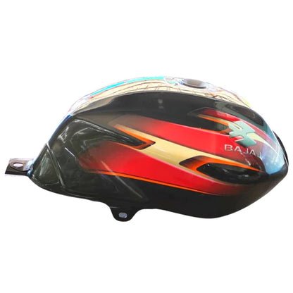 Petrol Tank for Bajaj Discover 125 (Black Red Petrol Tank)