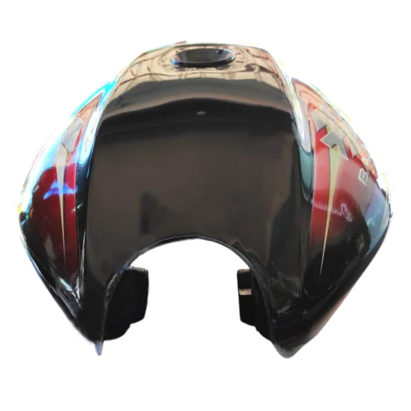 Petrol Tank for Bajaj Discover 125 (Black Red Petrol Tank)