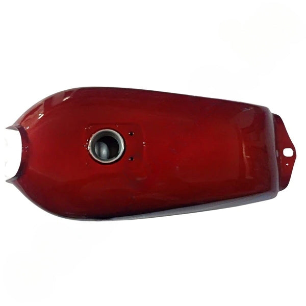 Petrol Tank for Kawasaki Bajaj 4S Champion | KB4S | Red | Blue & White Sticker