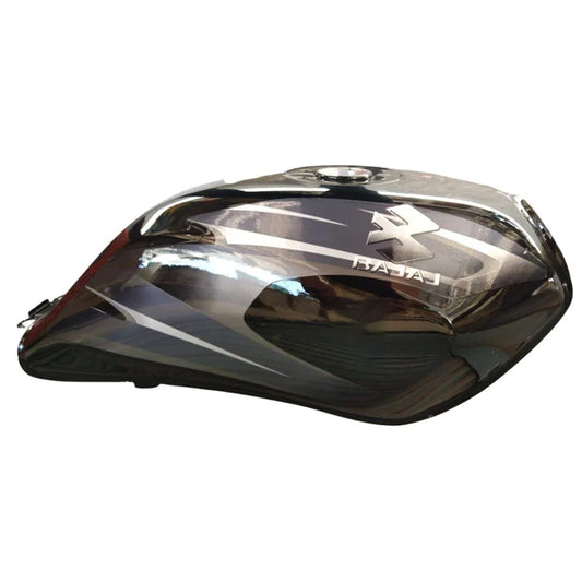 Petrol Tank for Bajaj Platina 100 (Black/Grey)