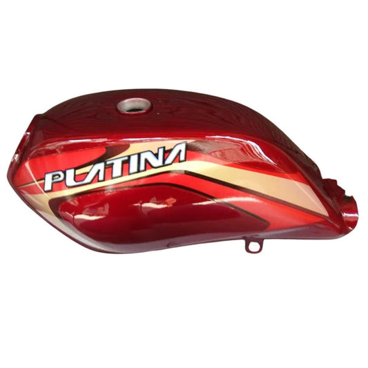 Petrol Tank for Bajaj Platina 125 (Red/Golden)