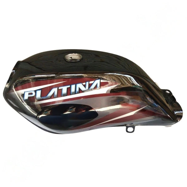 Ensons Petrol Tank for Bajaj Platina 100 New Model Black Maroon