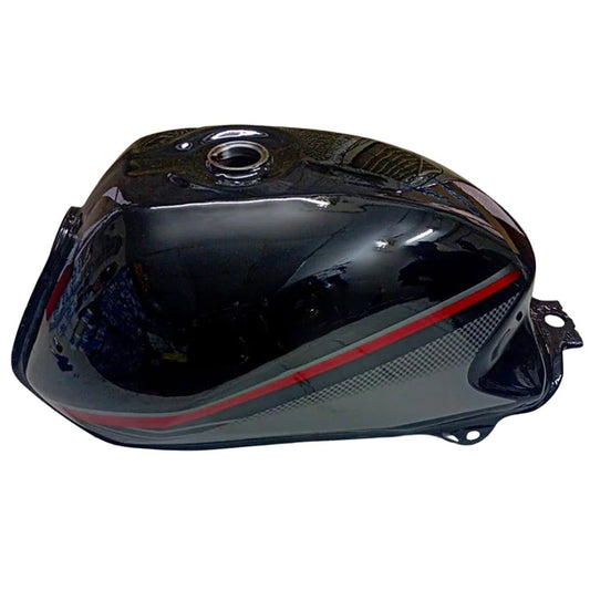 Petrol Tank for Honda Shine BS4 | Black with Red Sticker