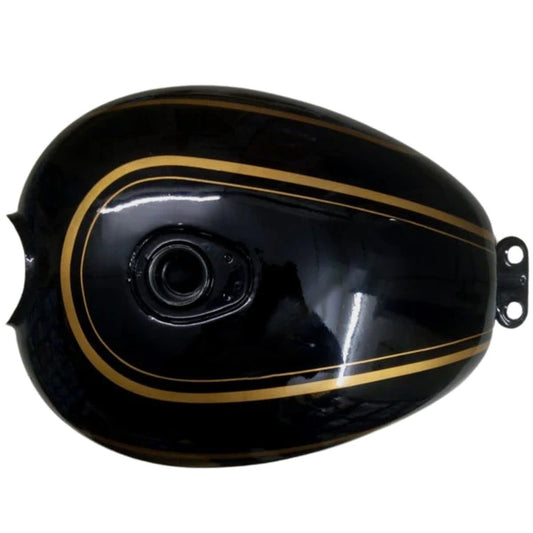 Petrol Tank for Royal Enfield Bullet 500 BS6 (Black/Golden) After Mar 2020 Model -(OEM)