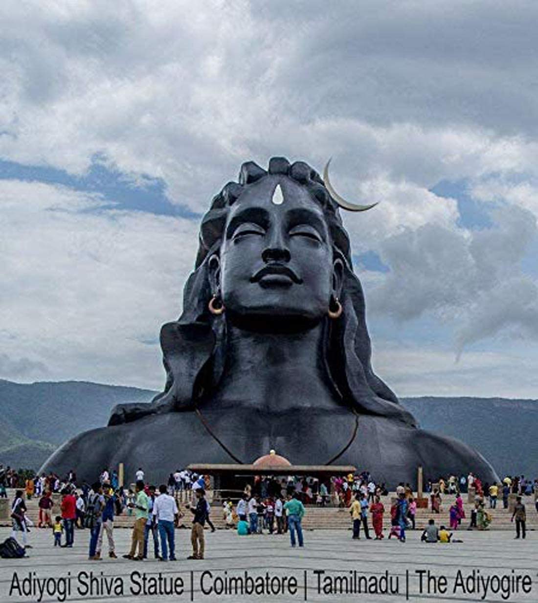 Adiyogi Shiva Statue for Car Dash Board, Pooja & Gift, Mahadev Murti, Idol, Lord Adiyogi Shankara for Home & Office Decor (ADIYOGI JI in Black) (Adiyogi), Resin