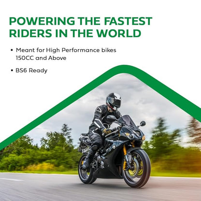 Castrol POWER1 10W-40 4T Synthetic Engine Oil for Bikes | With 3-in-1 Synthetic Technology | Meant for High Performance Bikes | BS VI Ready |1L