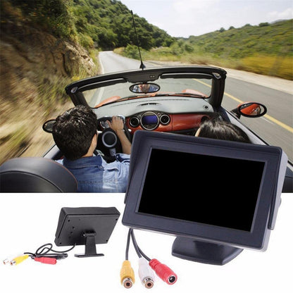 Autotrends Combo of Car Rear View Kit and TFT LCD Monitor with Car Reversing Camera