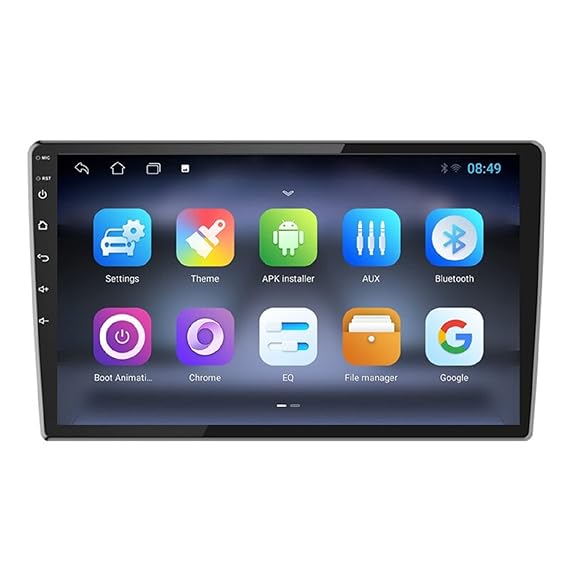 AUTO SNAP 9 Inch HD Android Double Din Stereo Player 13 Android Version Gorilla Glass IPS Display Car Stereo Touch Screen Flashing 2GB RAM 32GB ROM for All Cars