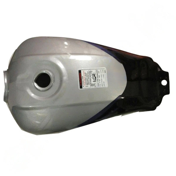 Petrol Tank for Hero Passion Plus  (Silver/Blue)