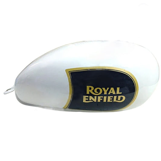 Petrol Tank for Royal Enfield Bullet 500 BS4 White |  After 2017 | Mar 2020 Models