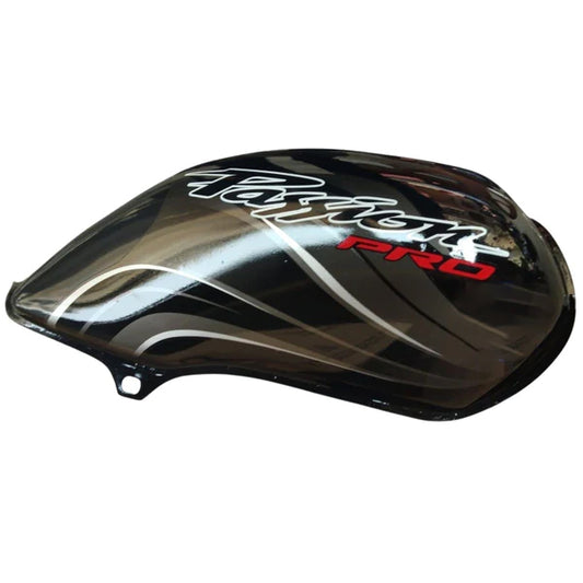 Petrol Tank for Hero Passion Pro  (Black/Silver)