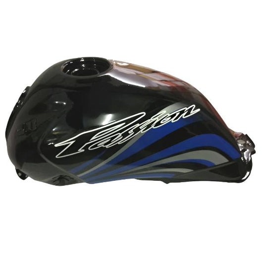 Petrol Tank for Hero Passion X Pro (Black/Blue)