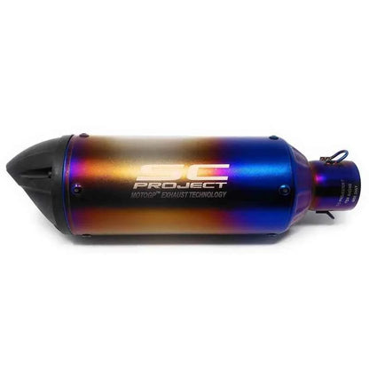 RA Accessories Blue SC Project Mini3 Silencer Exhaust for Hero Xtreme Sports