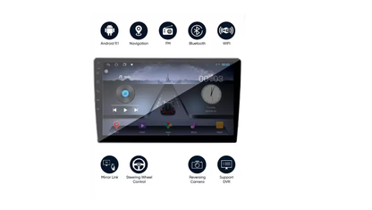 Modrive Bolero Android Player, Screen Size: 9 Inch - Modrive IPS-SCREEN MKT 9 Inch(23cm)(1280 HD)Universal Car Android/Multimedia Player| Car Stereo  (Double Din)