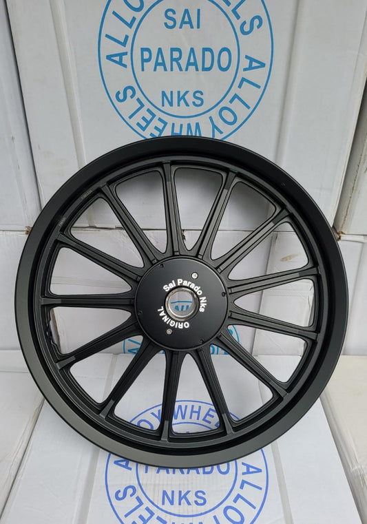 Parado Alloy wheels double disc 13 spokes full black