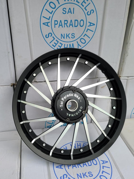 Parado Alloy wheels double disc 15 bend spokes silver