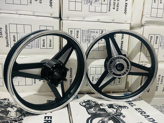 Mercedes Black Alloywheel For New Classic Reborn Double Disc