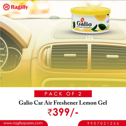 Galio Car Air Freshener Lemon Gel