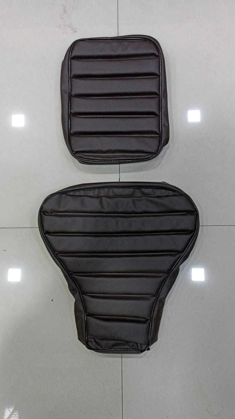 Royal Enfield Bullet Seat Cover | Black | Brown