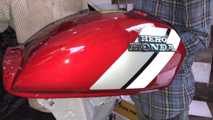 Hero Honda Cd 100/ Cd100ss Petrol Tank (Red & White)