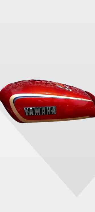 YAMAHA RX100 RX135 FUEL TANK COMPLETE BODY KIT/SIDE PANEL SET (Dark Red)