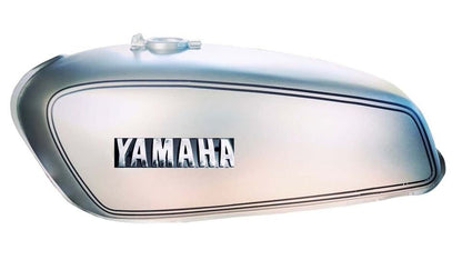 Yamaha Rx100 125 Petrol Fuel Tank -  Silver