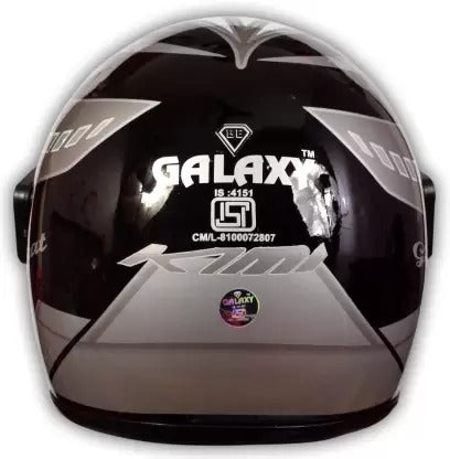 GALAXY Great ( isi approved ) Motorcycles Helmet  (Black)