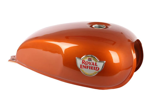 Royal Enfield Interceptor FUEL TANK, PAINTED, ORANGE CRUSH