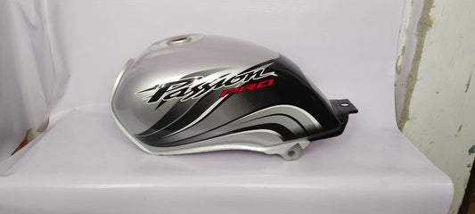 Petrol Tank for Hero Passion Pro (White/Black)