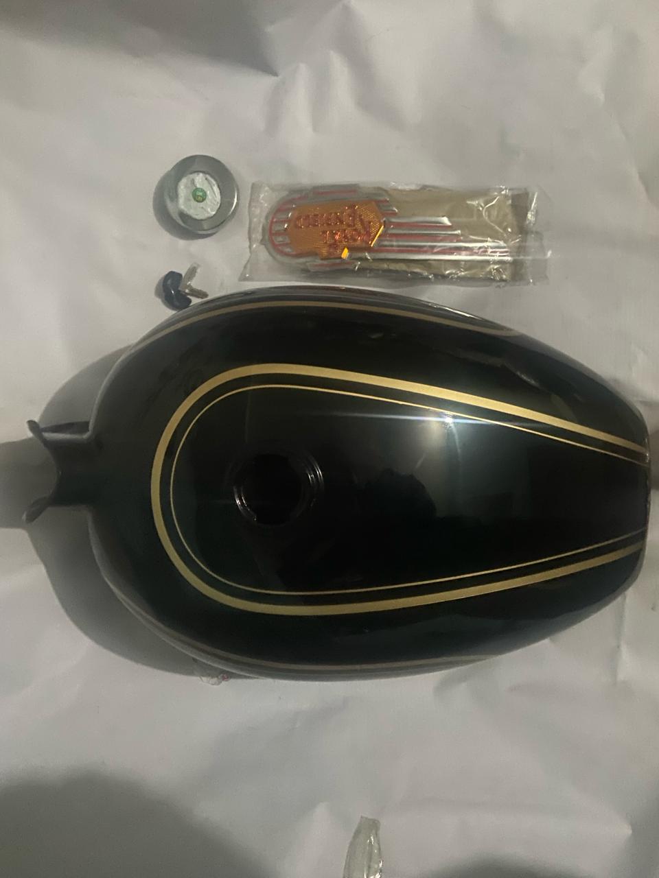 Royal Enfield Bullet Petrol Fuel Tank Standard 500cc include Monogram & Lock