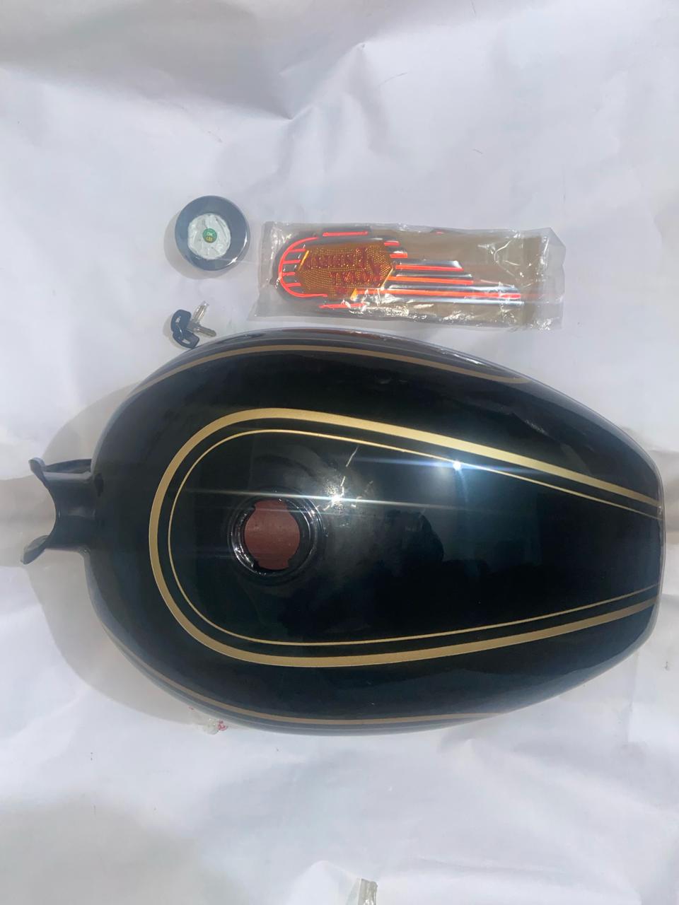 Royal Enfield Bullet Petrol Fuel Tank Standard 500cc include Monogram & Lock