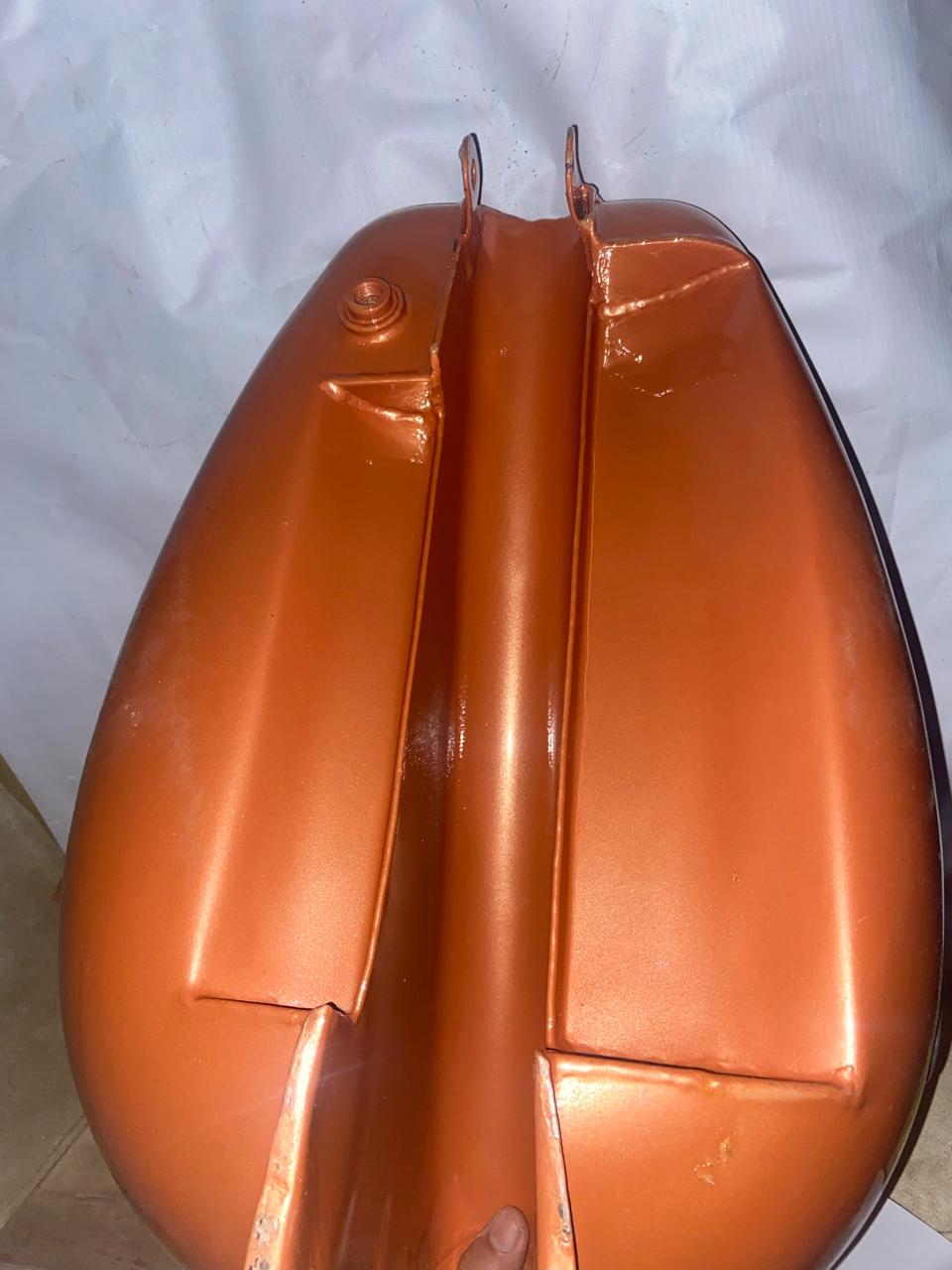 Fuel Tank of Royal Enfield Bullet Electra , Model Yr 2009 - 350cc - Tank , Mono, Lock & Pad (OEM)