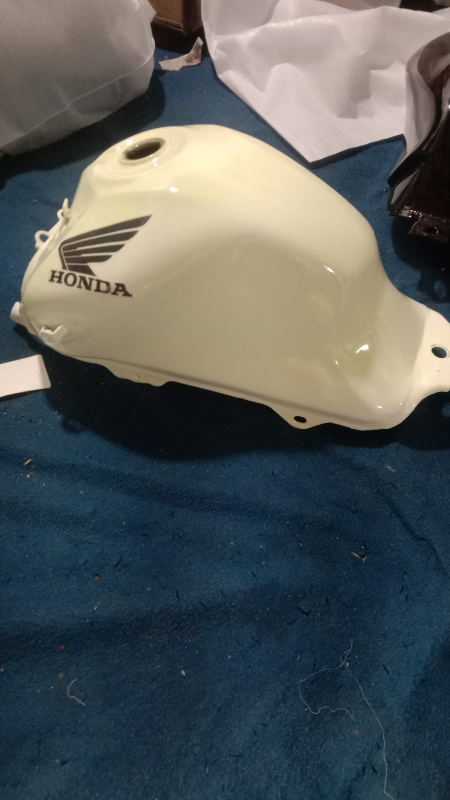 Ensons Petrol Tank for Honda CB Twister - White