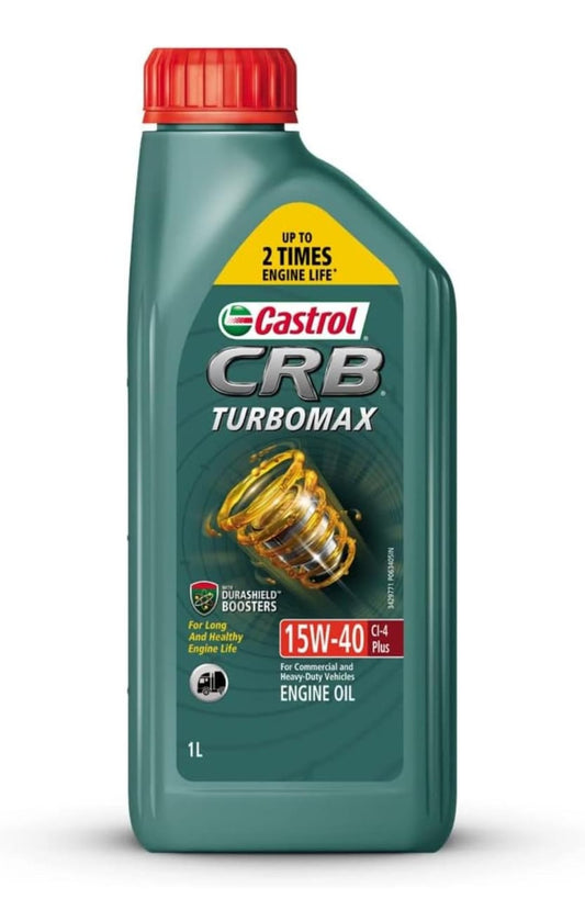 Castrol CRB TURBOMAX 15W-40 CI-4 Plus Diesel Engine Oil for Commercial and Heavy Duty Vehicles