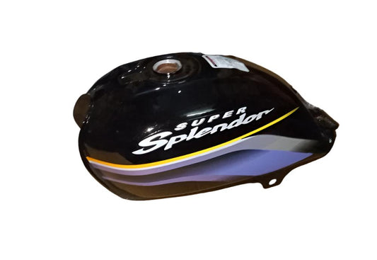 Hero Honda super Splendor Petrol Tank (Black - Blue)