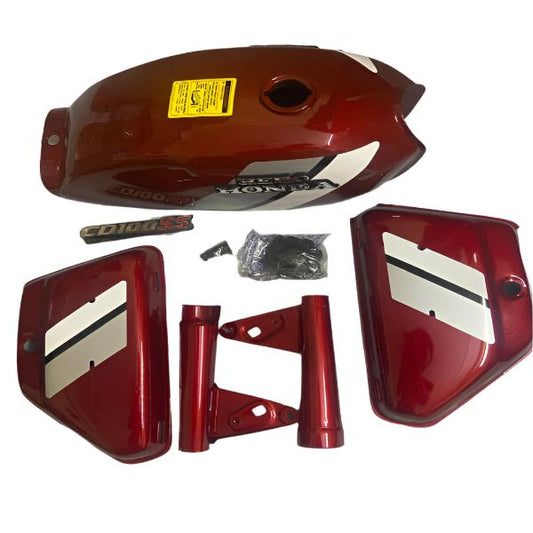 Hero Honda CD100SS Fuel Tank Locks with All Kits ( Red Colour )