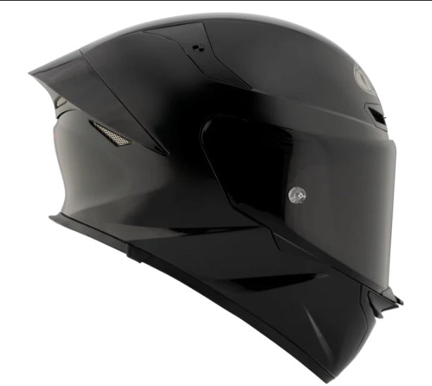KYT TT-REVO PLAIN HELMET (Gloss Black)