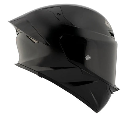 KYT TT-REVO PLAIN HELMET (Gloss Black)