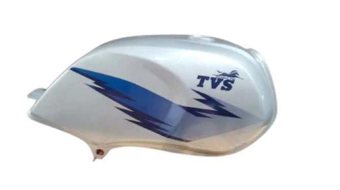 TVS Victor Petrol Tank (Silver)