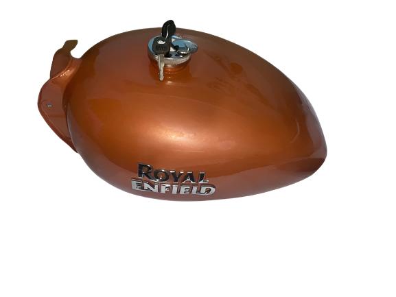 Fuel Tank of Royal Enfield Bullet Electra 350cc - Tank , Mono, Lock & Pad (OEM) - 2009 Model