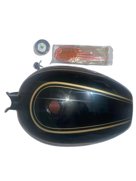 Royal Enfield Bullet Petrol Fuel Tank Standard 500cc include Monogram & Lock