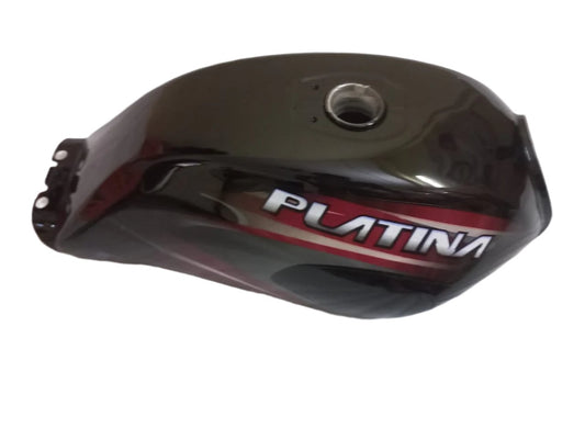 Petrol Tank for Bajaj Platina 100  New Model (Black/Maroon)