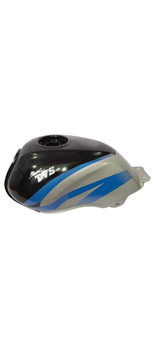 TVS Victor Glx Fuel Tank BLACK and BLUE