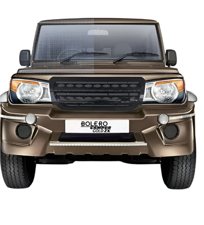 SNTP Range Rover Style Front Grille For Mahindra Bolero Type3 (2011-2019)Black Mahindra Bolero Range Rover Front Grill For (2011-2019) Model Car Grill Cover  (Plastic Mahindra Bolero)