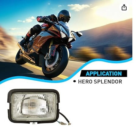 UNO Minda HL-5143M HEAD LIGHT ASSEMBLY FOR HERO SPLENDOR