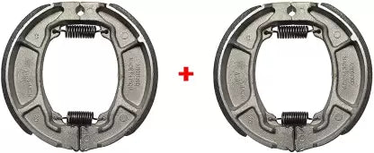 Bike Front & Rear Brake Shoe Compatible for Honda Dio All Models (BSS01+BSS01) Brake Pad Sensor  (Front)