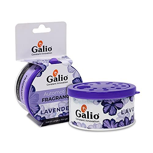 Galio Car Air Freshener Lavender Gel Based (65g-Pack of 2)