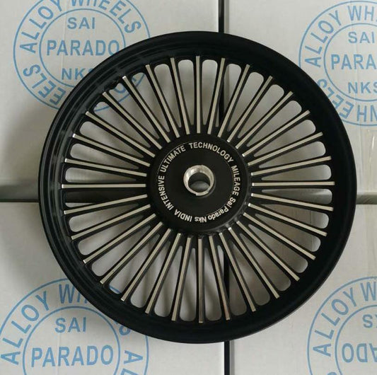Parado Alloy wheels Classic single disc cnc black mix