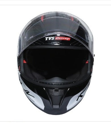 TVS Racing Dual Visor Helmet For Men Anti Fog Pin Lock