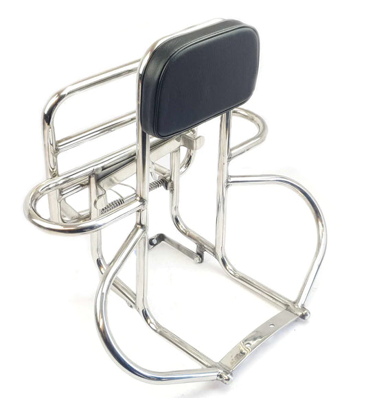 Lambretta Series 1 2 Li Tv 4 In 1 Rear Carrier - Polished Stainless Steel